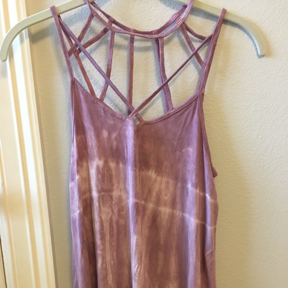 American Eagle  strapy tie dye tank.